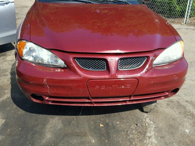 1G2NE52F93C187946 - 2003 PONTIAC GRAND AM S Bordo foto 9