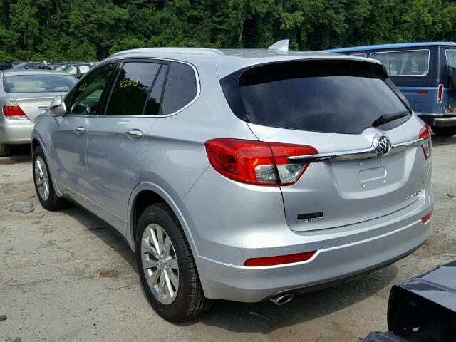 LRBFX2SA2JD003000 - 2018 BUICK ENVISION E SILVER photo 3