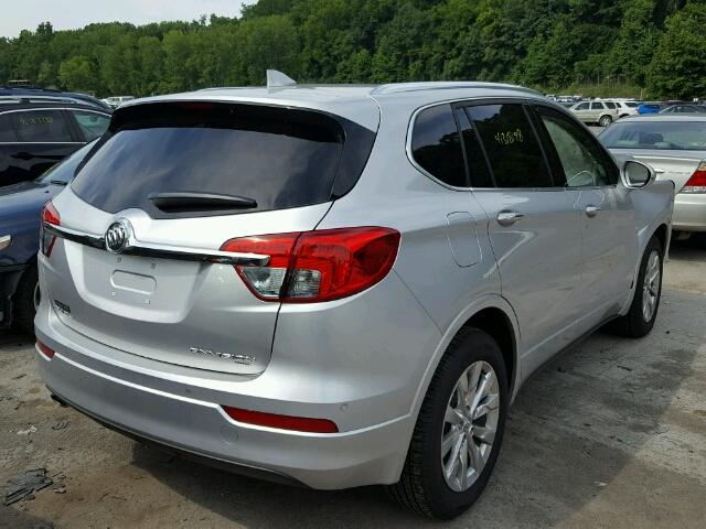 LRBFX2SA2JD003000 - 2018 BUICK ENVISION E SILVER photo 4