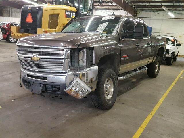 1GCHK23617F510552 - 2007 CHEVROLET SILVERADO BROWN photo 2