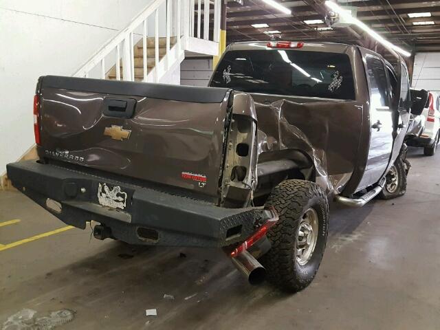 1GCHK23617F510552 - 2007 CHEVROLET SILVERADO BROWN photo 4