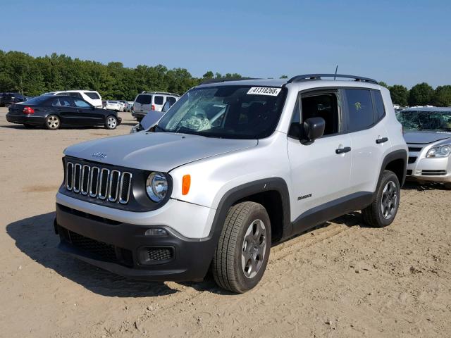 ZACCJBAB2JPH19834 - 2018 JEEP RENEGADE S TAN photo 2