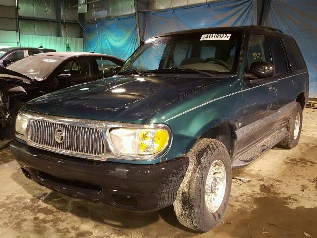 4M2ZU86P2YUJ15180 - 2000 MERCURY MOUNTAINEE GREEN photo 2