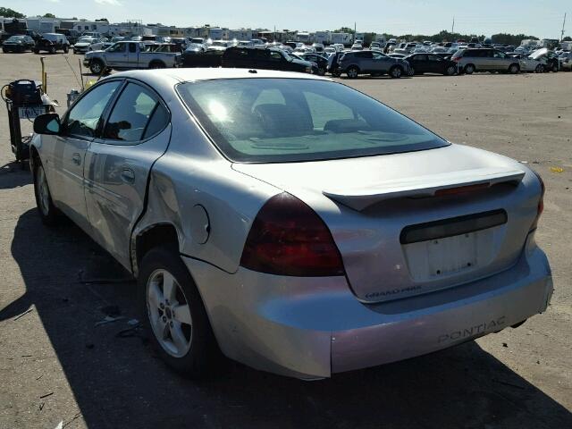 2G2WP552061248893 - 2006 PONTIAC GRAND PRIX SILVER photo 3