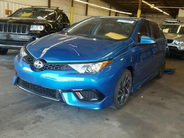 JTNKARJE3GJ516700 - 2016 TOYOTA SCION IM BLUE photo 2