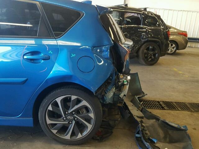 JTNKARJE3GJ516700 - 2016 TOYOTA SCION IM BLUE photo 9