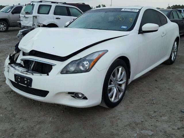 JN1CV6EKXCM423390 - 2012 INFINITI G37 BASE WHITE photo 2