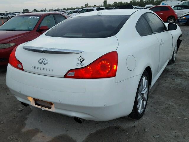 JN1CV6EKXCM423390 - 2012 INFINITI G37 BASE WHITE photo 4