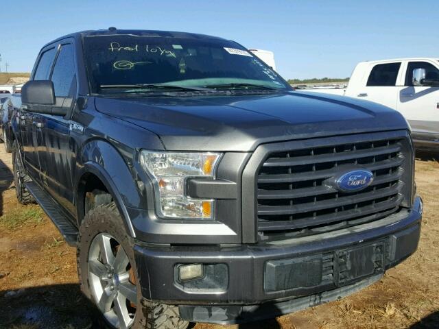 1FTEW1CF9FKD25981 - 2015 FORD F150 GRAY photo 1