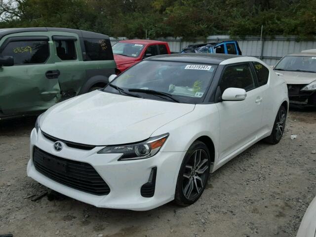 JTKJF5C77FJ001604 - 2015 TOYOTA SCION TC WHITE photo 2