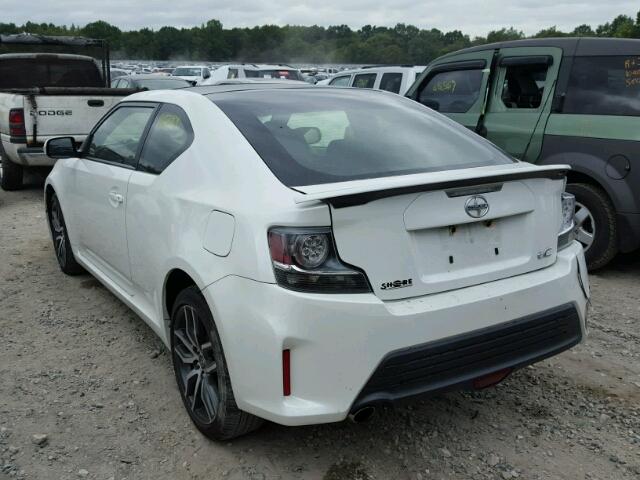 JTKJF5C77FJ001604 - 2015 TOYOTA SCION TC WHITE photo 3