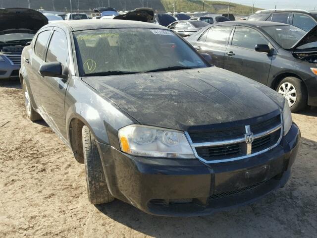 1B3CC1FBXAN211019 - 2010 DODGE AVENGER EX BLACK photo 1