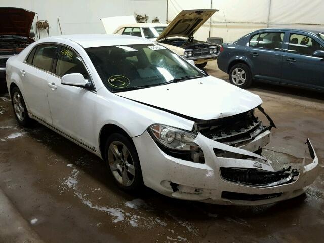 1G1ZH57B49F244242 - 2009 CHEVROLET MALIBU 1LT WHITE photo 1