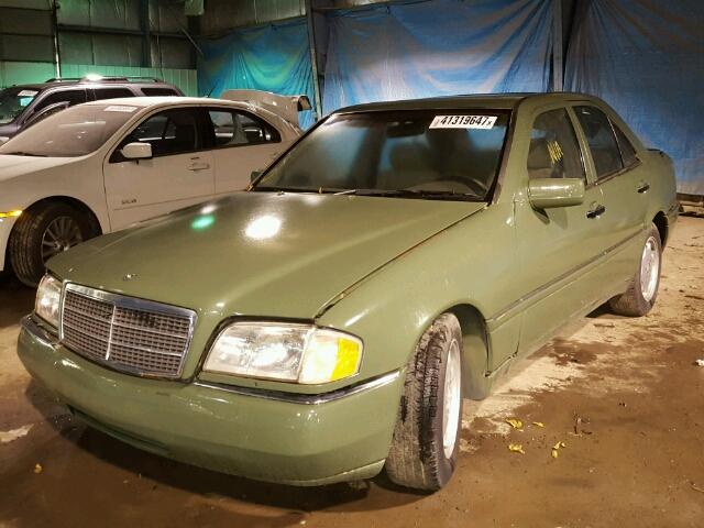 WDBHA28E6RF025019 - 1994 MERCEDES-BENZ C GREEN photo 2