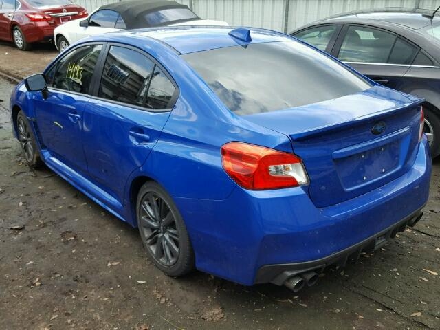 JF1VA1B60H9829139 - 2017 SUBARU WRX BLUE photo 3