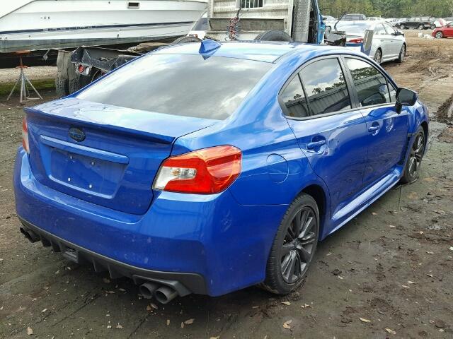 JF1VA1B60H9829139 - 2017 SUBARU WRX BLUE photo 4