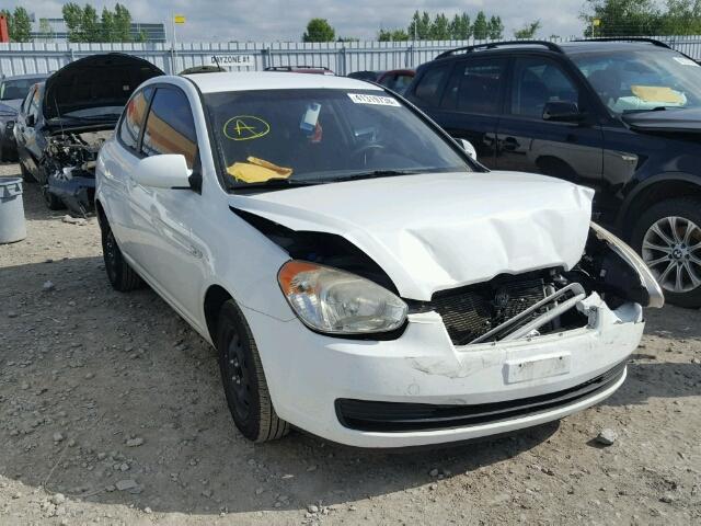 KMHCN35C88U096995 - 2008 HYUNDAI ACCENT BAS WHITE photo 1