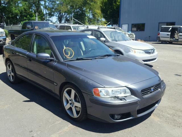 YV1RH52Y542372423 - 2004 VOLVO S60 R GRAY photo 1