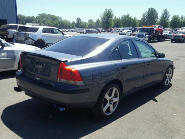 YV1RH52Y542372423 - 2004 VOLVO S60 R GRAY photo 4