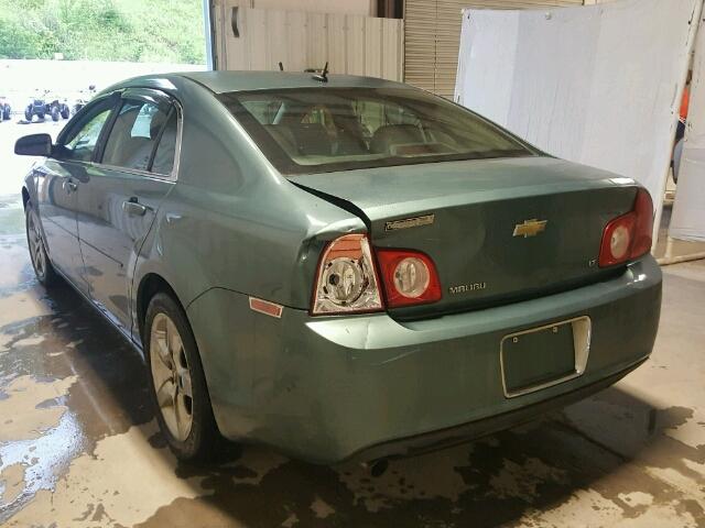 1G1ZH57B19F117450 - 2009 CHEVROLET MALIBU 1LT 绿色 照片 3