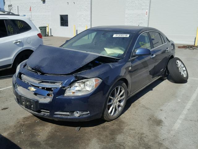 1G1ZK57708F268405 - 2008 CHEVROLET MALIBU LTZ 蓝色 照片 2