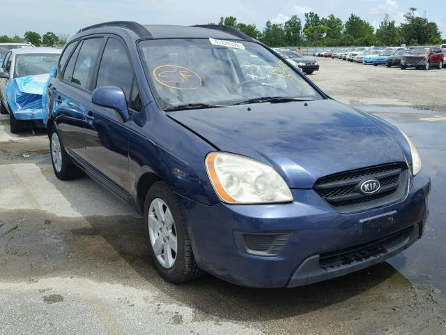 KNAFG526687183117 - 2008 KIA RONDO LX BLUE photo 1