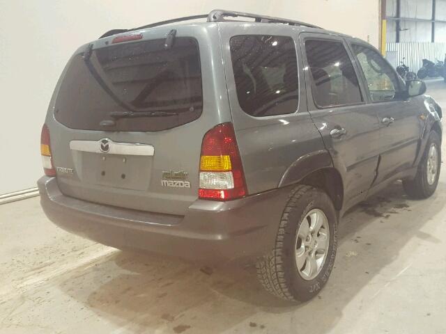 4F2YZ04194KM13024 - 2004 MAZDA TRIBUTE LX GREEN photo 4