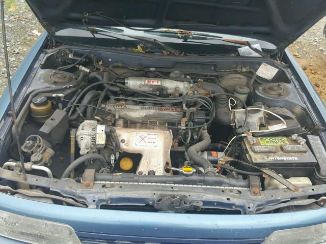 4T1SV21E6MU455865 - 1991 TOYOTA CAMRY DLX BLUE photo 7