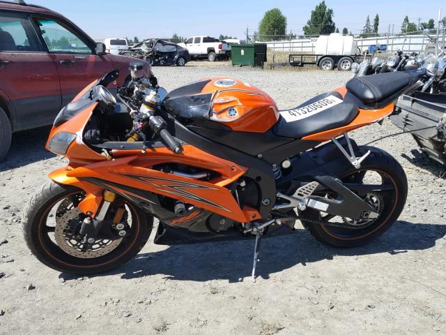 JYARJ16Y99A002355 - 2009 YAMAHA YZFR6 C ORANGE photo 6