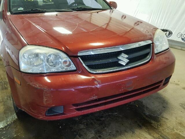 KL5JD56Z08K796878 - 2008 SUZUKI FORENZA BA RED photo 9