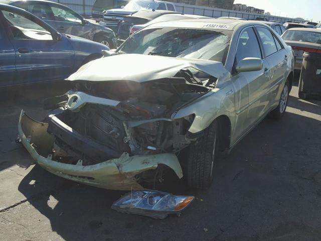 4T1BB46K57U004482 - 2007 TOYOTA CAMRY NEW GREEN photo 2