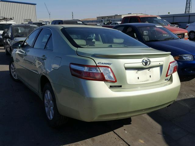 4T1BB46K57U004482 - 2007 TOYOTA CAMRY NEW GREEN photo 3