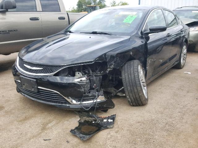 1C3CCCAB1FN527146 - 2015 CHRYSLER 200 LIMITE BLACK photo 2