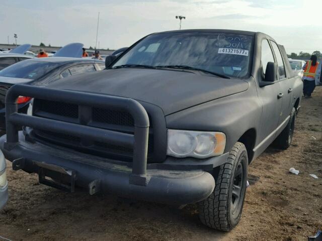 1D7HU18D95S364956 - 2005 DODGE RAM 1500 S BLACK photo 2