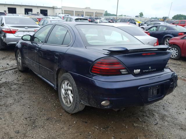 1G2NE52F94M678433 - 2004 PONTIAC GRAND AM S 蓝色 照片 3