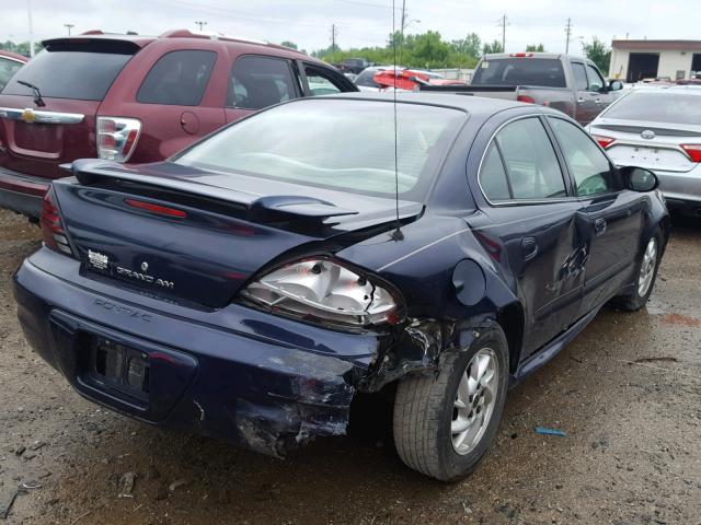 1G2NE52F94M678433 - 2004 PONTIAC GRAND AM S 蓝色 照片 4