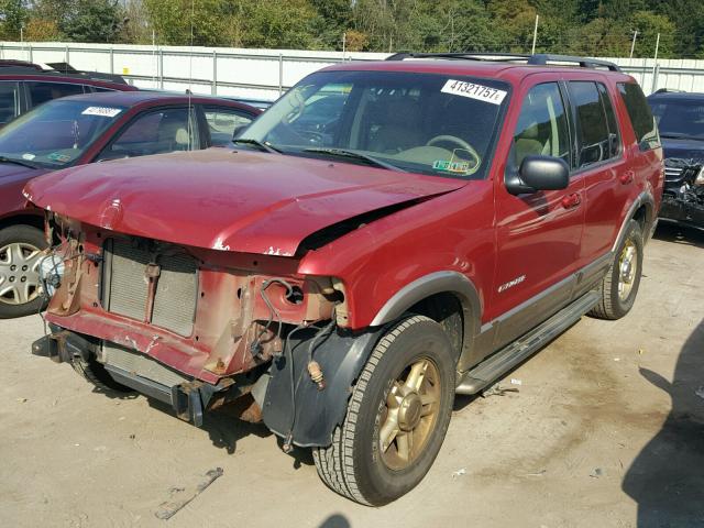 1FMZU74E02ZC44221 - 2002 FORD EXPLORER E MAROON photo 2