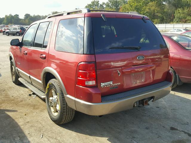 1FMZU74E02ZC44221 - 2002 FORD EXPLORER E MAROON photo 3