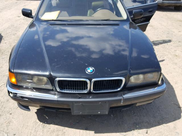 WBAGF8327WDL54119 - 1998 BMW 740 I AUTO BLACK photo 7