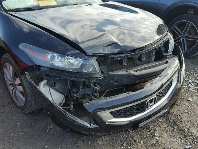 1HGCS12888A802769 - 2008 HONDA ACCORD EXL BLACK photo 9