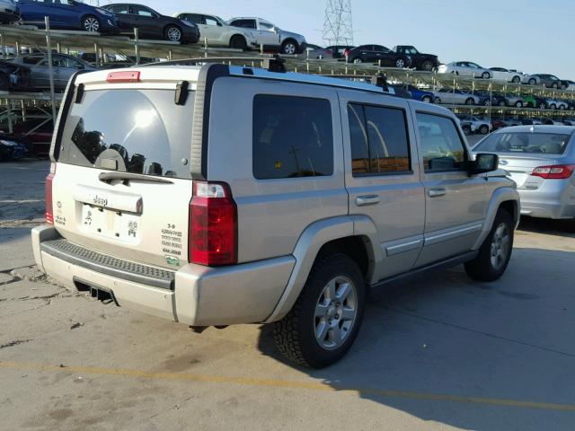 1J8HG58287C672049 - 2007 JEEP COMMANDER TAN photo 4