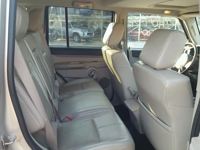 1J8HG58287C672049 - 2007 JEEP COMMANDER TAN photo 6