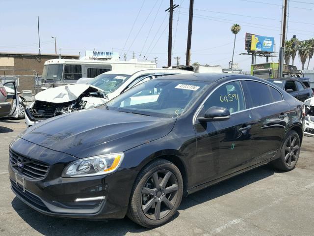 YV126MFK9G2409596 - 2016 VOLVO S60 PREMIE BLACK photo 2