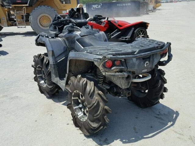 3JBLKXP10DJ001087 - 2013 CAN-AM OUTLANDER BLACK photo 3