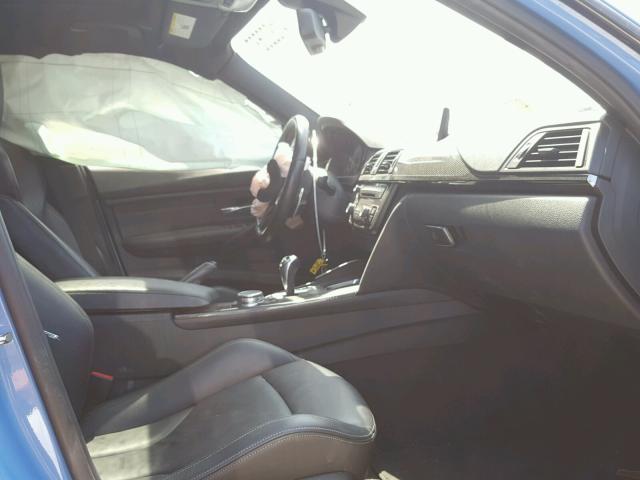 WBS3C9C52FP804437 - 2015 BMW M3 BLUE photo 5