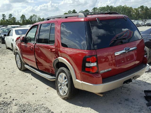 1FMEU64E49UA28274 - 2009 FORD EXPLORER E RED photo 3