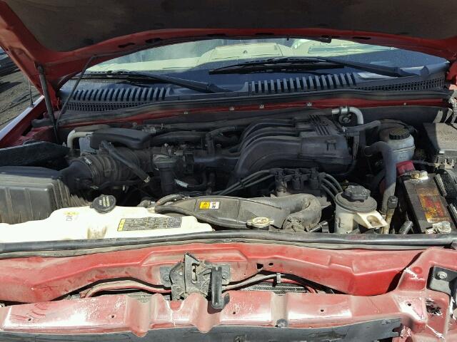 1FMEU64E49UA28274 - 2009 FORD EXPLORER E RED photo 7