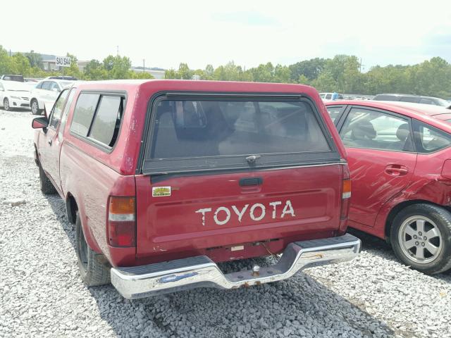JT4VN93DXN5026397 - 1992 TOYOTA PICKUP 1/2 RED photo 3