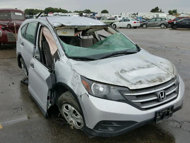 2HKRM4H30DH677933 - 2013 HONDA CR-V LX SILVER photo 1