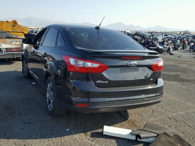 1FADP3F20DL375095 - 2013 FORD FOCUS SE BLACK photo 3